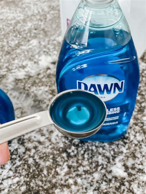 For tough soap scum build-up, spray the mixture on and allow it to sit for about 30 minutes. . Homemade dawn powerwash